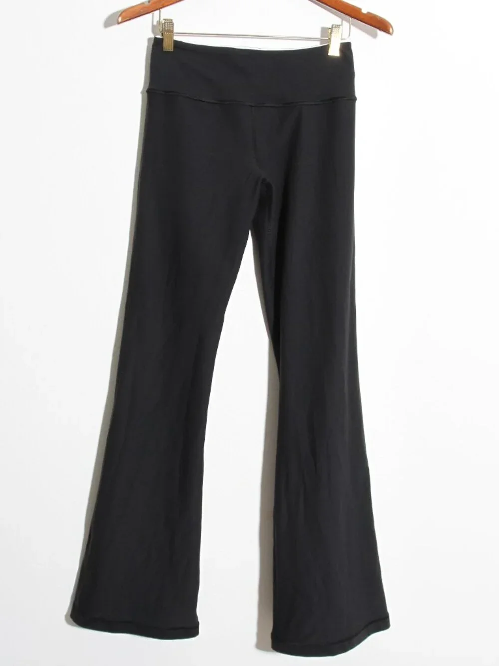 Lululemon Groove Pant (Regular) Black / Angel Wing / Cornflower Flare Leggings 4
